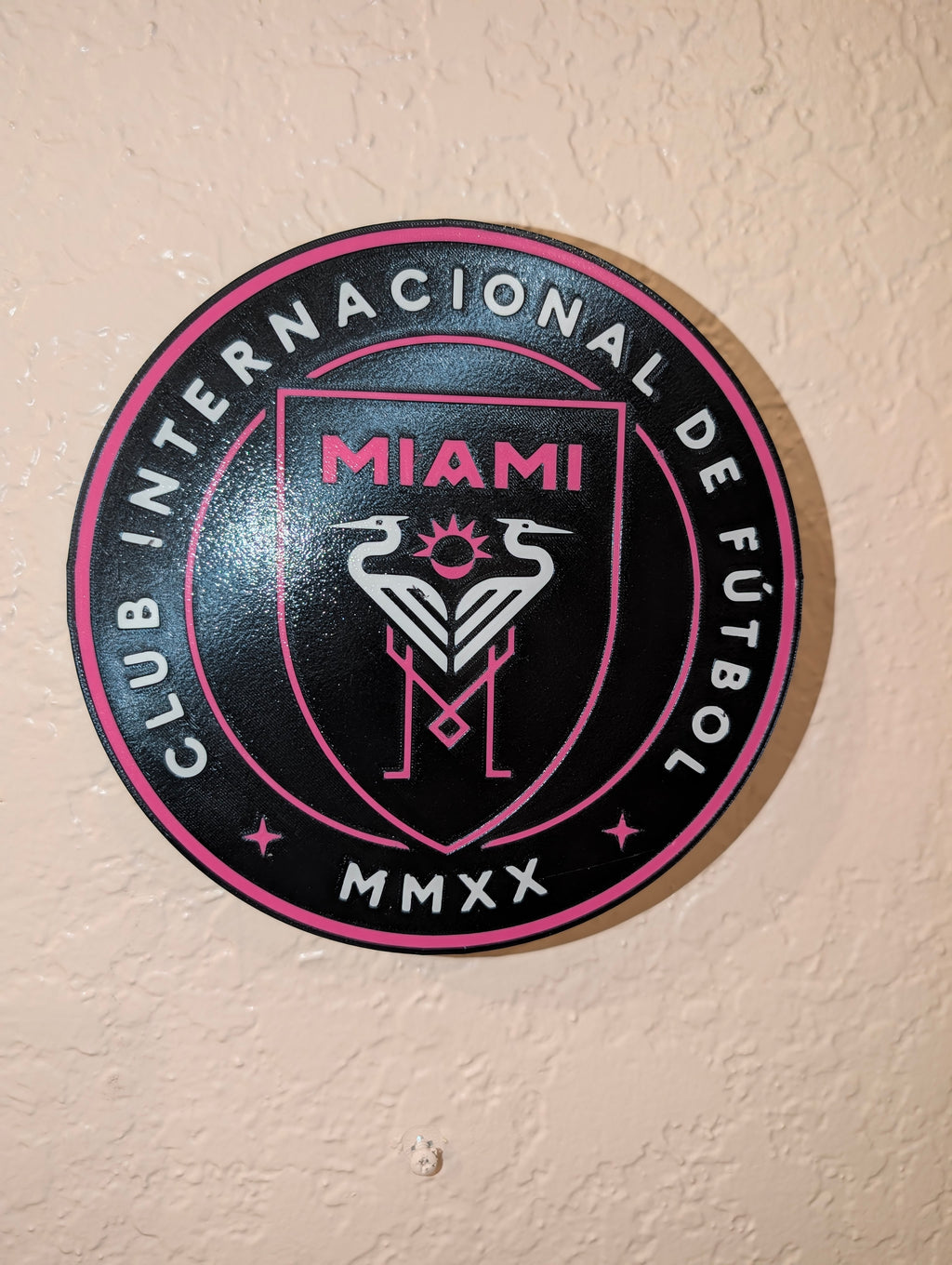 Inter Miami CF LED Lightbox – Custom App-Controlled USB Soccer Team Sign