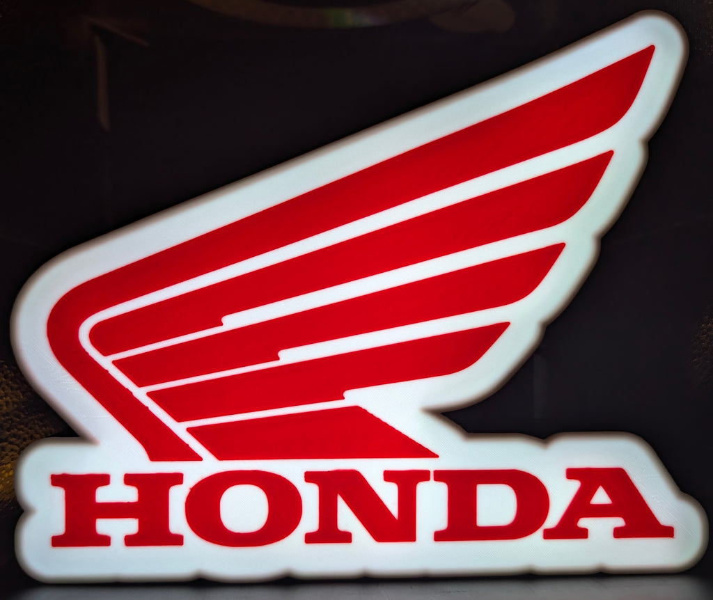 Honda Wing LED Light Box