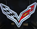 Corvette LED Lightbox – Custom App-Controlled USB Car Logo Sign