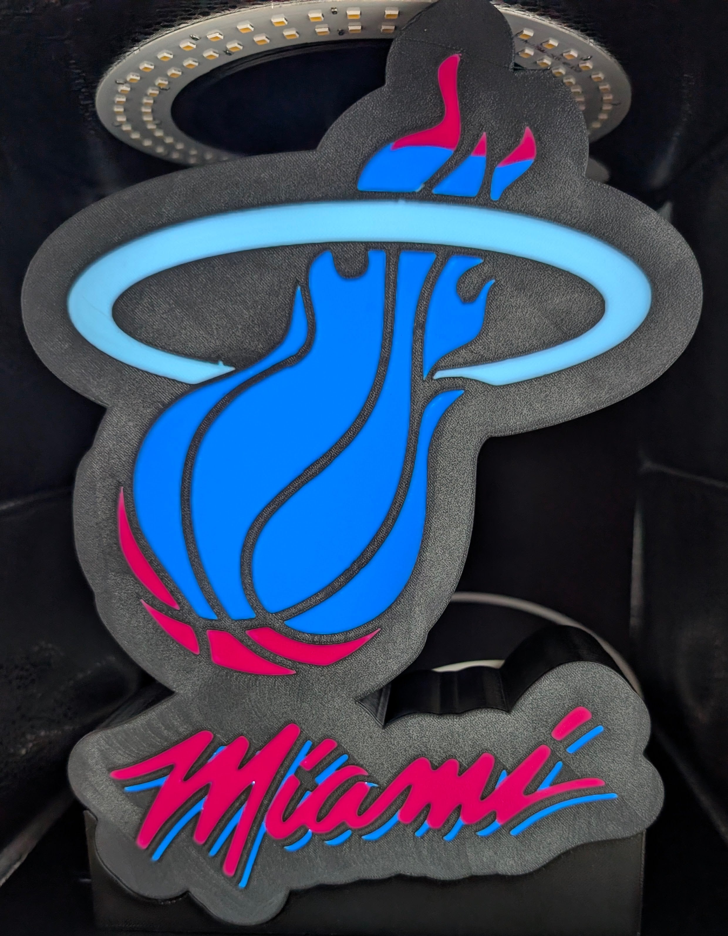 Miami Heat Vice Edition LED Light Box