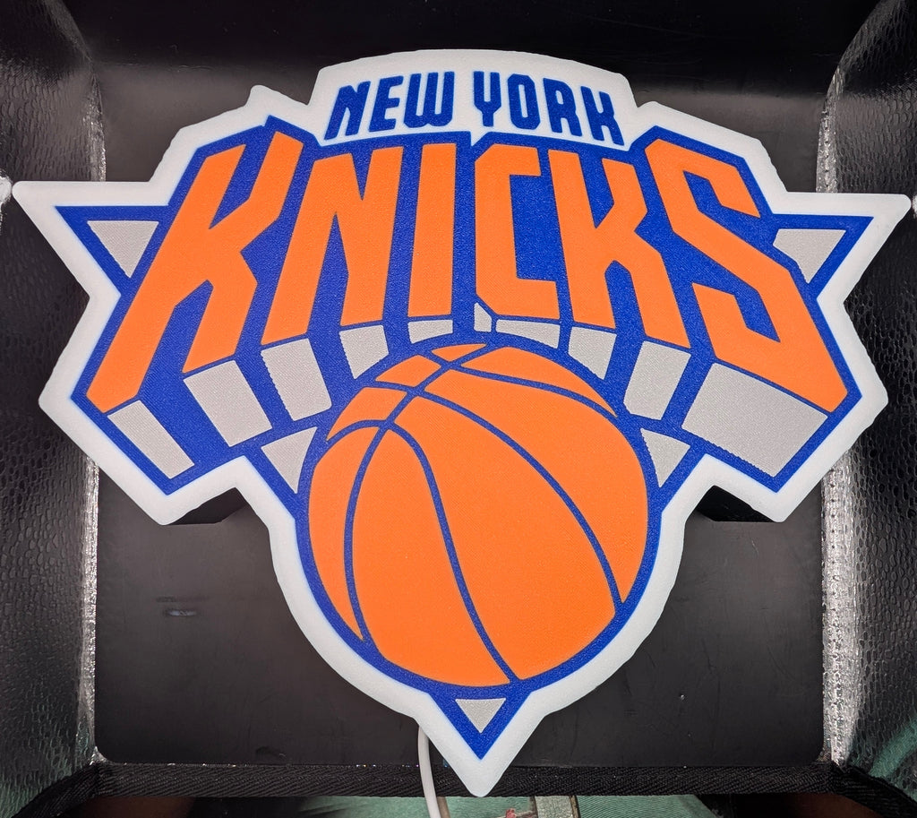New York Knicks LED Lightbox – Custom App-Controlled USB Basketball Sign