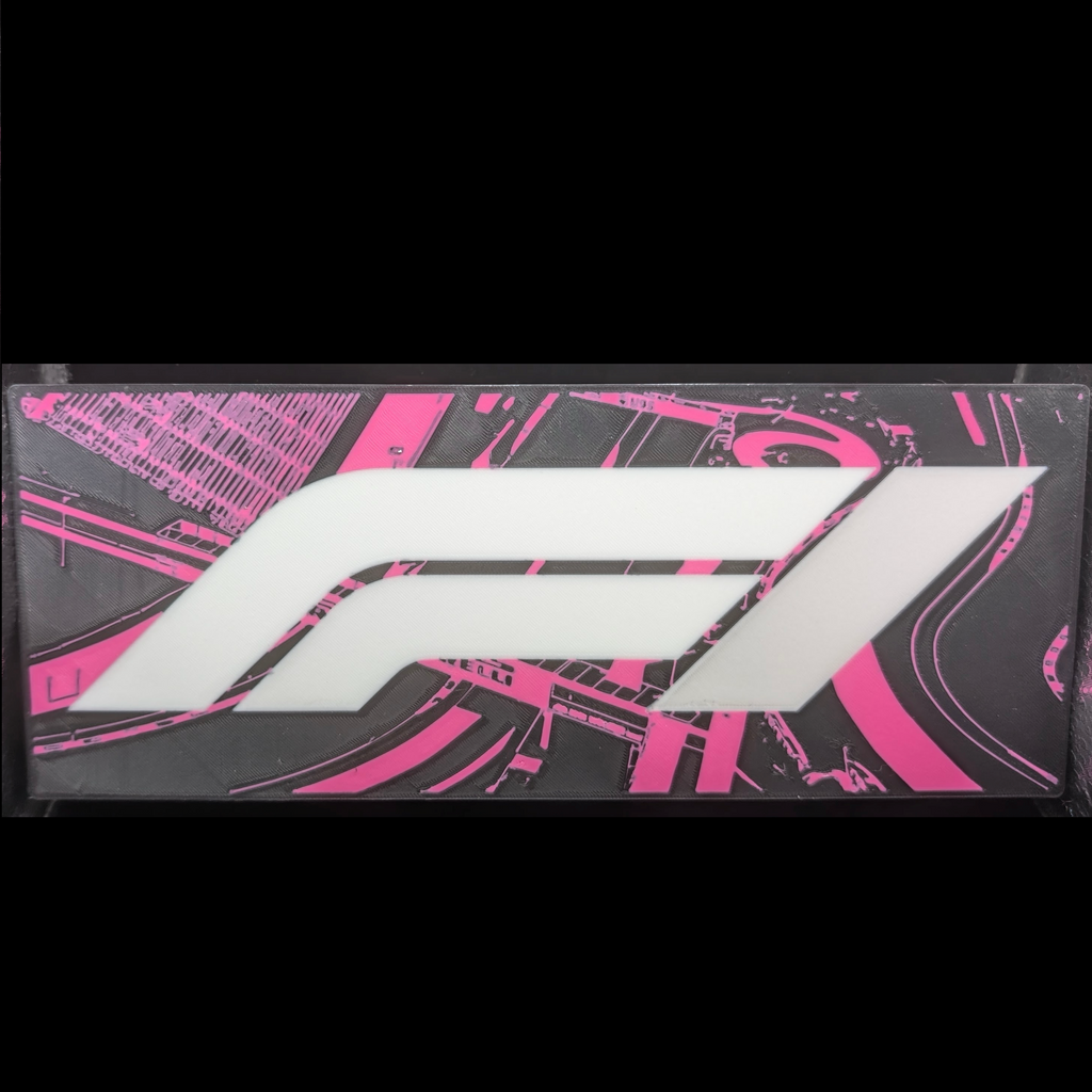 Formula 1 Pink Circuit Edition LED Light Box