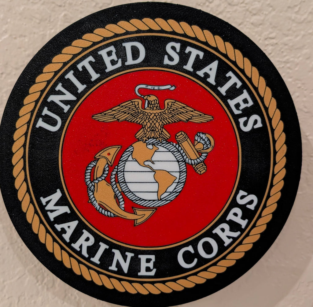 US Marine Corps LED Lightbox – Custom App-Controlled USB Military Decor Sign