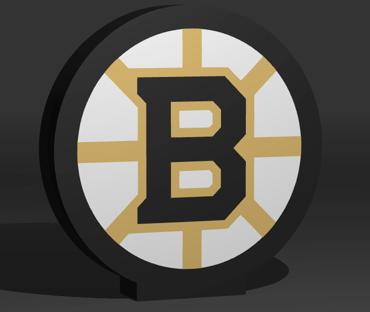 Boston Bruins LED Lightbox – App-Controlled USB Custom NHL Team Sign