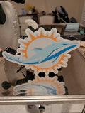 Miami Dolphins LED Lightbox – Custom App-Controlled USB Team Logo Sign