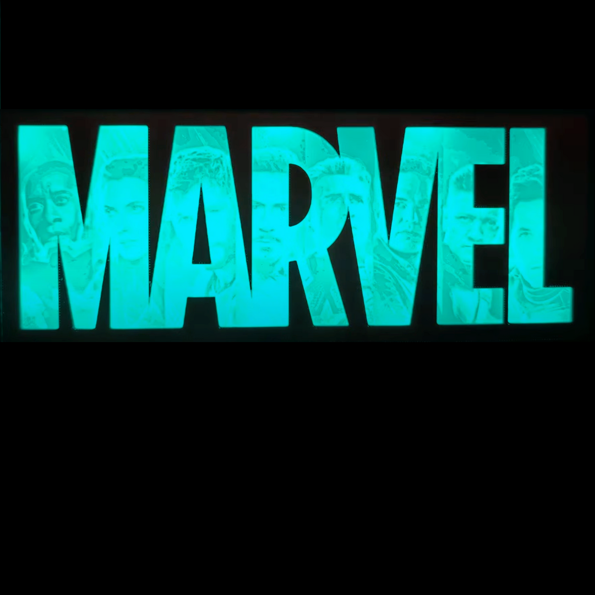 Marvel Led Sign Marvel LED Lightbox – Custom App-Controlled USB Superhero Wall & Desk ...