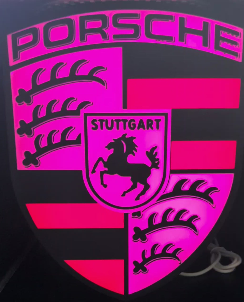 Porsche LED Light Box
