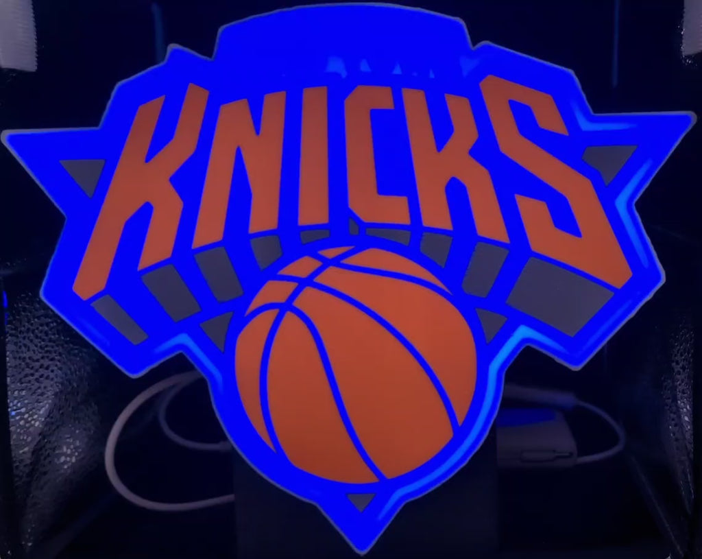 New York Knicks LED Lightbox – Custom App-Controlled USB Basketball Sign