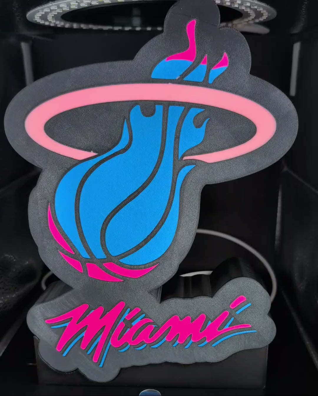Miami Heat Vice Edition LED Light Box