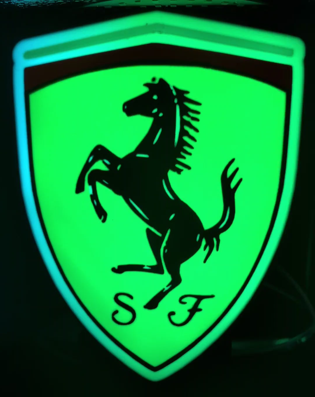Ferrari Scuderia LED Light Box